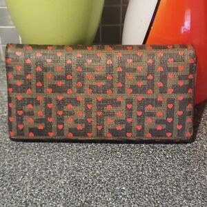 Fendi Limited Monogram & Hearts Long Wallet